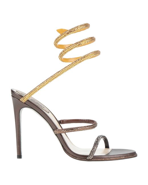 Sandali di Rene Caovilla in Metallic