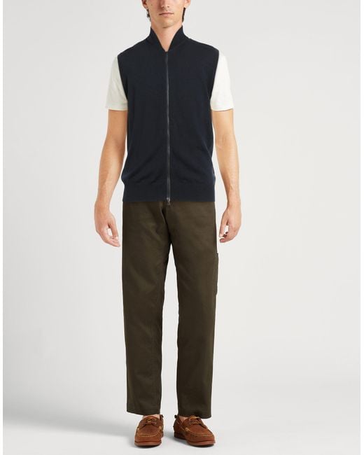 Alpha Studio Black Cardigan Merino Wool for men