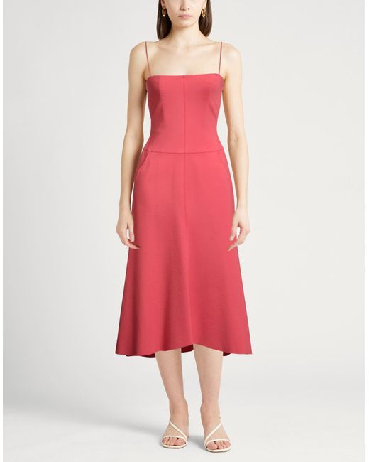 Dorothee Schumacher Red Midi Dresses