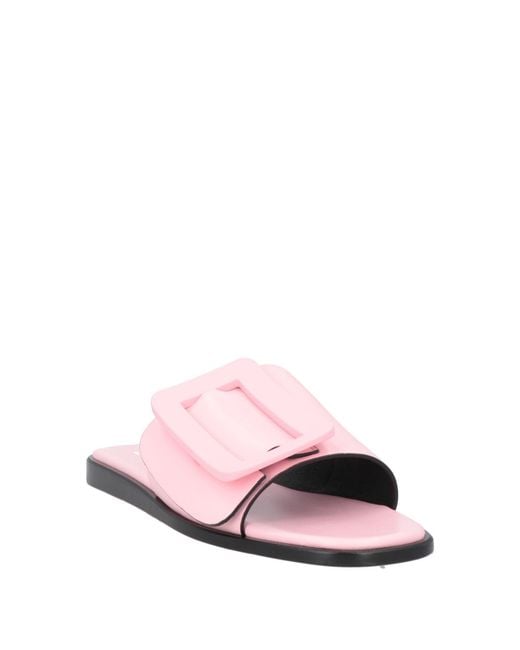 Boyy Pink Sandals Leather