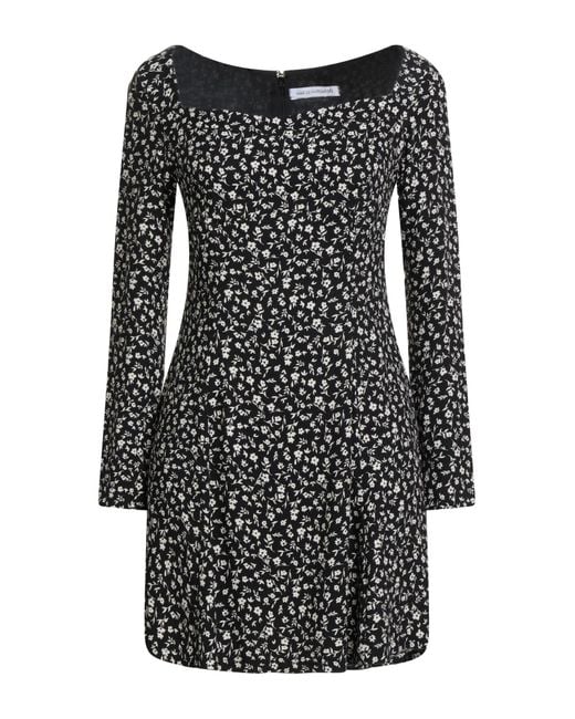 Mar De Margaritas Black Mini Dress Viscose