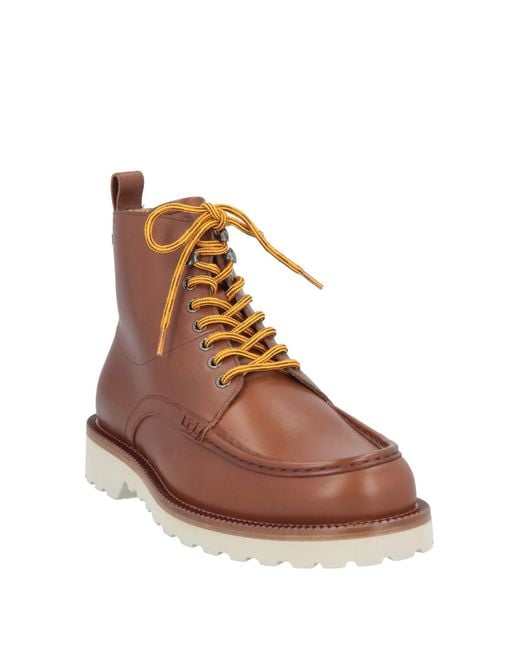 Bally Brown Ankle Boots Calfskin for men