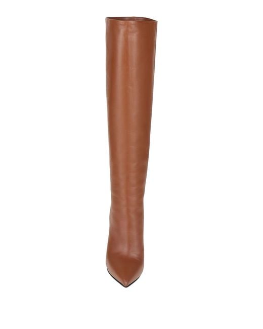 Le Silla Brown Tan Boot Leather