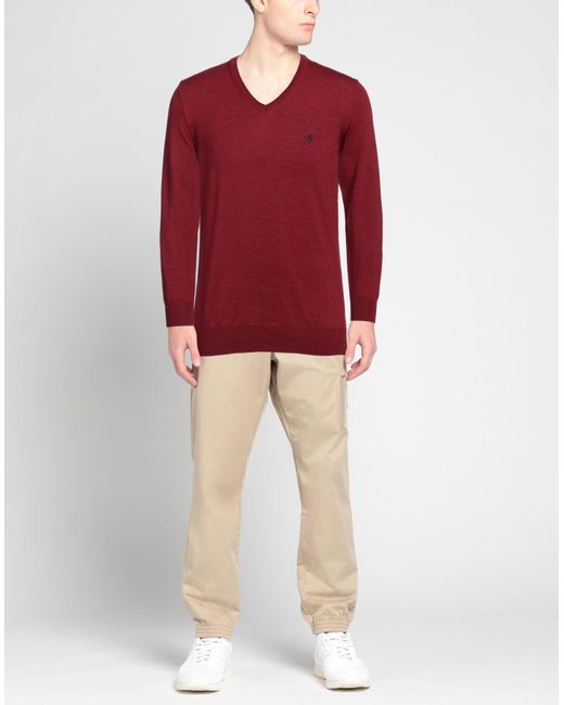 Brooksfield Red Sweater for men