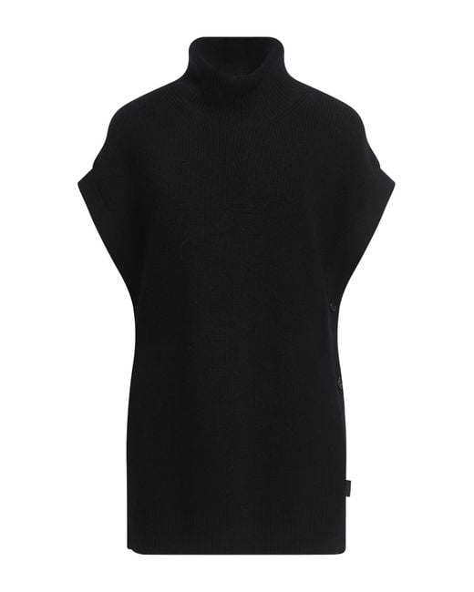 Juun.J Black Turtleneck Wool