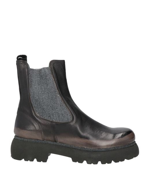 Calpierre Black Ankle Boots Soft Leather