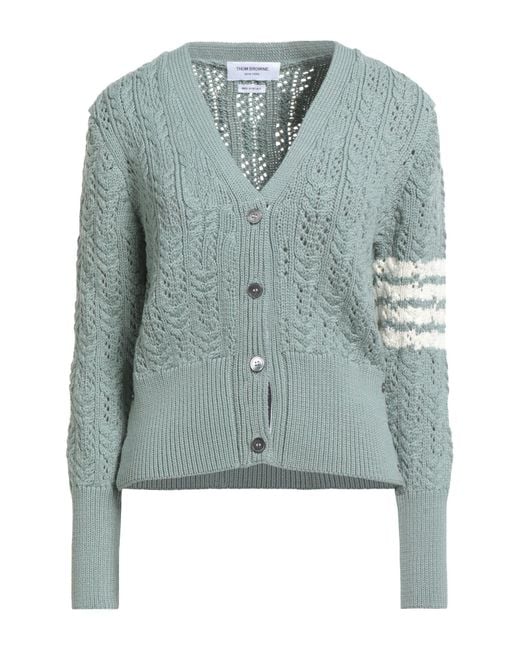 Thom Browne Blue Strickjacke