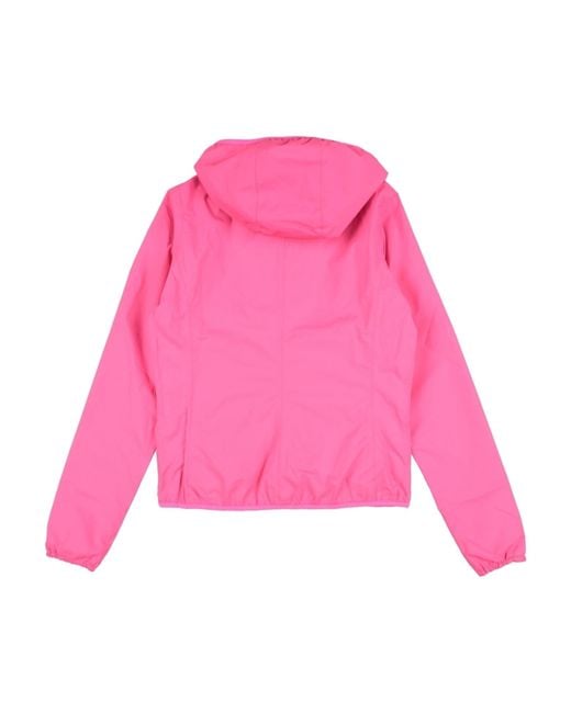K-Way Pink Fuchsia Jacket Polyester