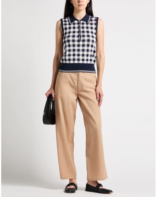 Jil Sander Natural Camel Pants Virgin Wool
