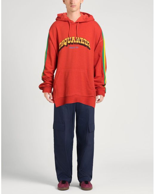 DSquared² Red Sweatshirt for men