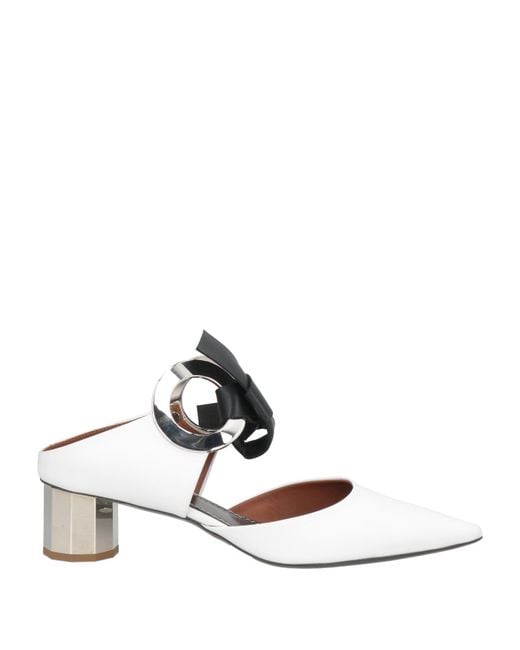 Proenza Schouler White Mules & Clogs Leather