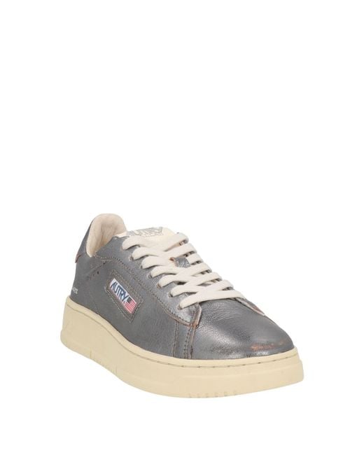 Autry Gray Sneakers Leather