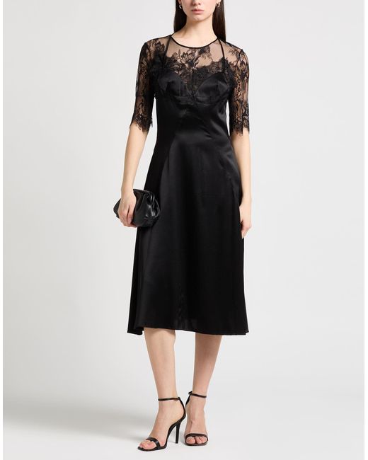 Robe midi M ESSENTIAL en coloris Black