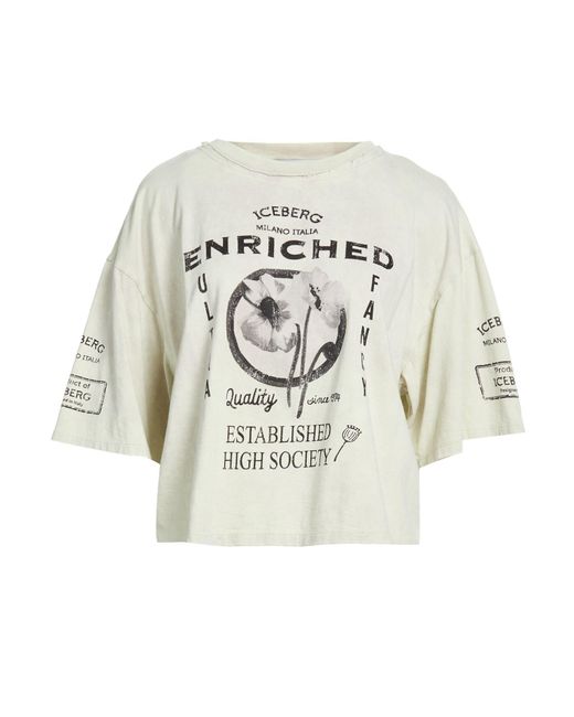 Iceberg White T-Shirts