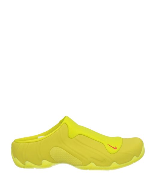Mules & Zoccoli di Nike in Yellow da Uomo