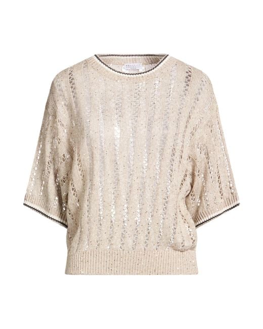 Pullover Brunello Cucinelli en coloris Natural