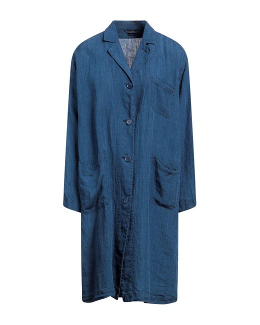 Aspesi Blue Overcoat & Trench Coat