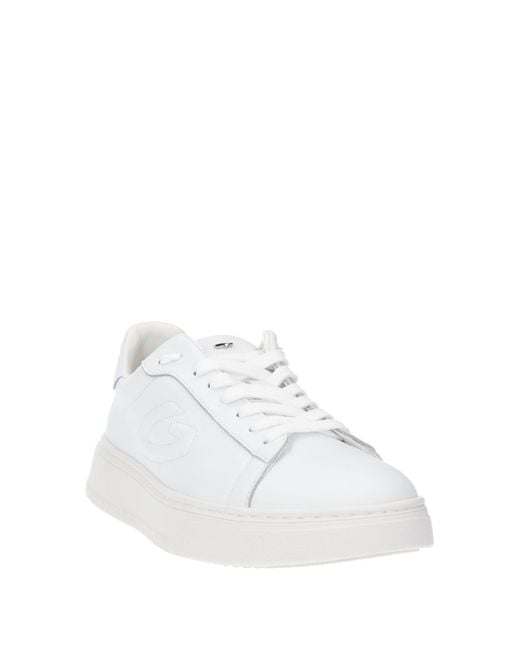 Alberto Guardiani White Trainers for men
