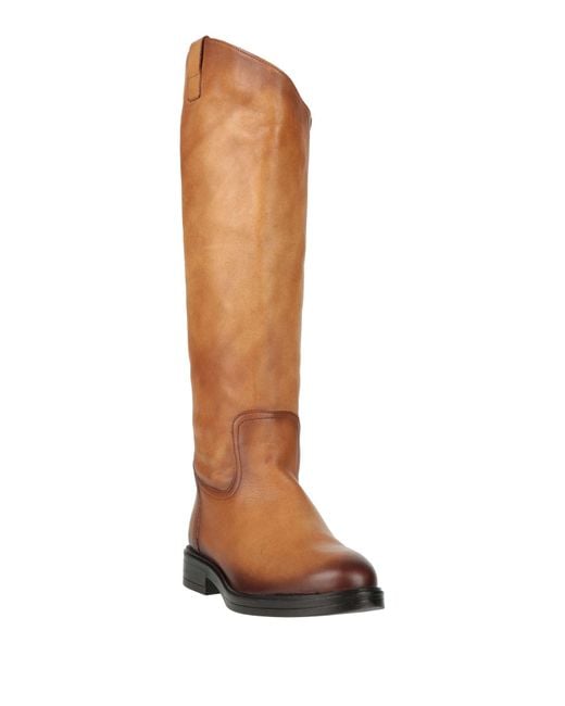 Felmini Brown Tan Boot Leather