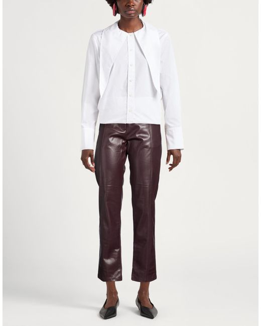 Manila Grace Purple Trouser