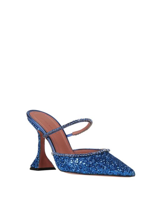 Mules & Zuecos AMINA MUADDI de color Blue