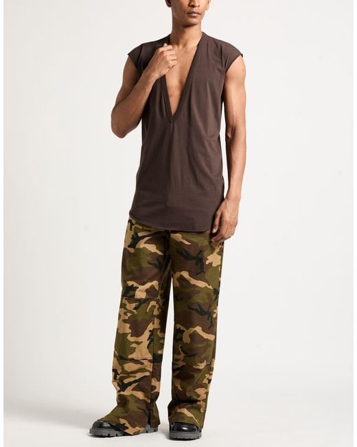 Rick Owens Brown T-Shirt for men