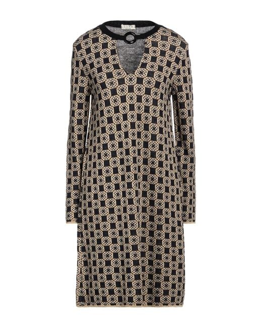 Siyu Black Mini-Kleid