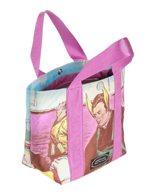 Undercover Pink Neo Rauch 24 -- Handbag Polyester