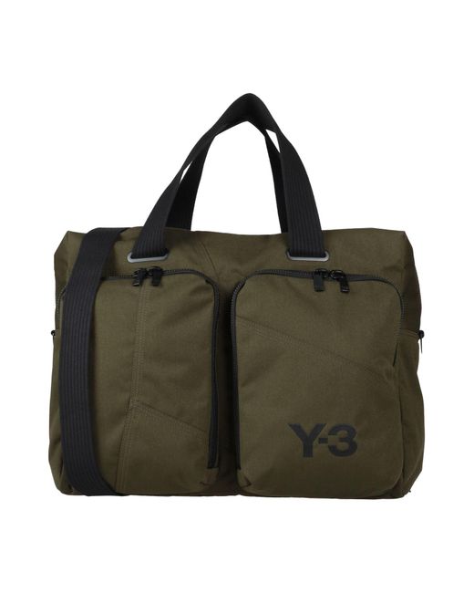 Y-3 Green Duffel Bags for men