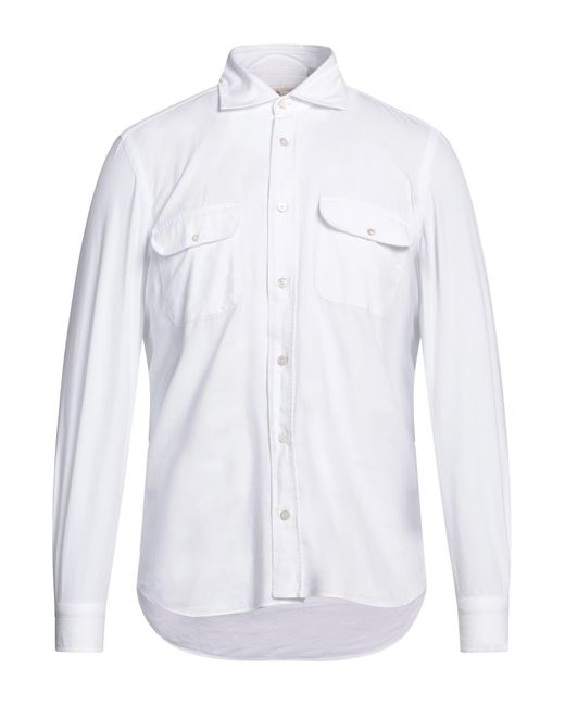 Finamore 1925 Shirt in White for Men | Lyst Australia