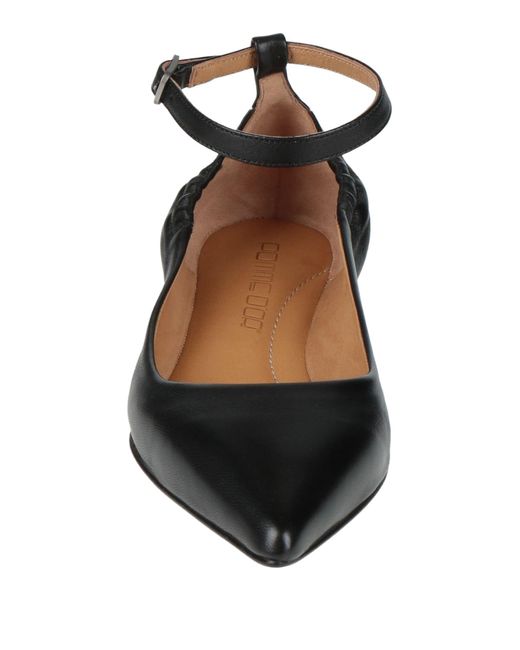 Pomme D'or Black Ballet Flats