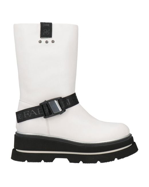 Fabi White Stiefelette