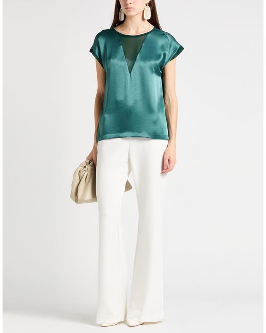 Pinko Green Top Acetate, Polyester