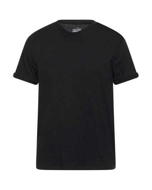 Bomboogie Black T-Shirt Organic Cotton for men