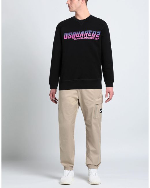 DSquared² Black Sweatshirt for men