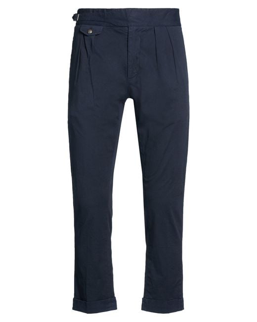 Roda Blue Pants Cotton, Elastane for men