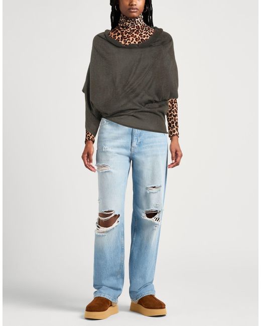 Circus Hotel Gray Sweater Viscose, Polyester