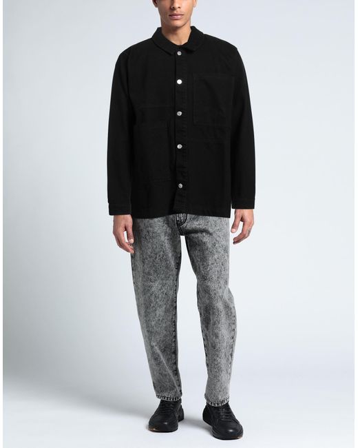 Capospalla Jeans di Bolongaro Trevor in Black da Uomo