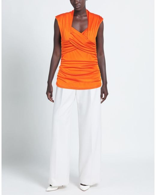 Top MSGM de color Orange