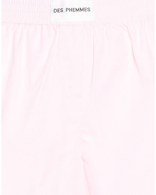 DES_PHEMMES Pink Shorts & Bermuda Shorts