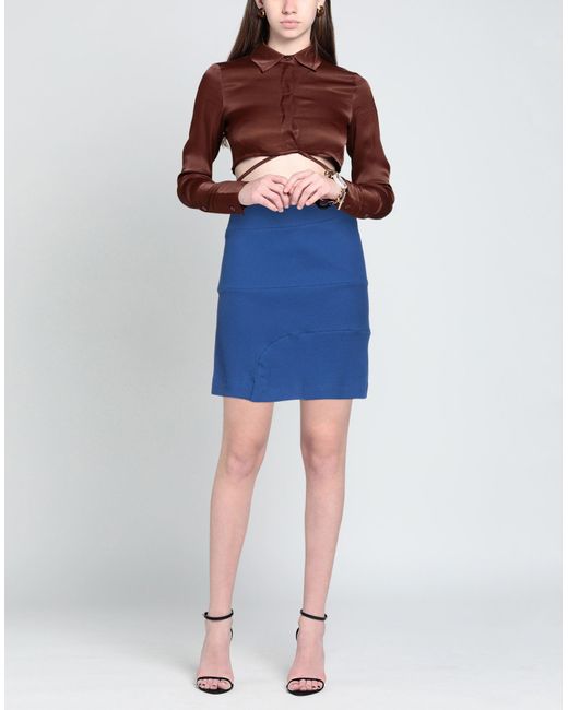 Cacharel Blue Mini Skirt