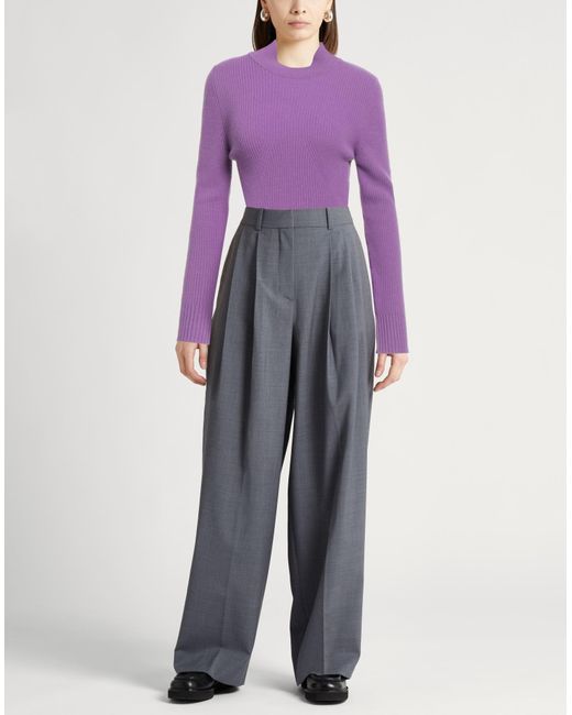 Alberta Ferretti Purple Turtleneck