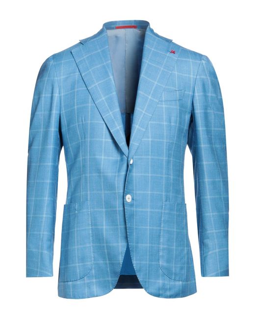 Isaia Blue Blazer for men