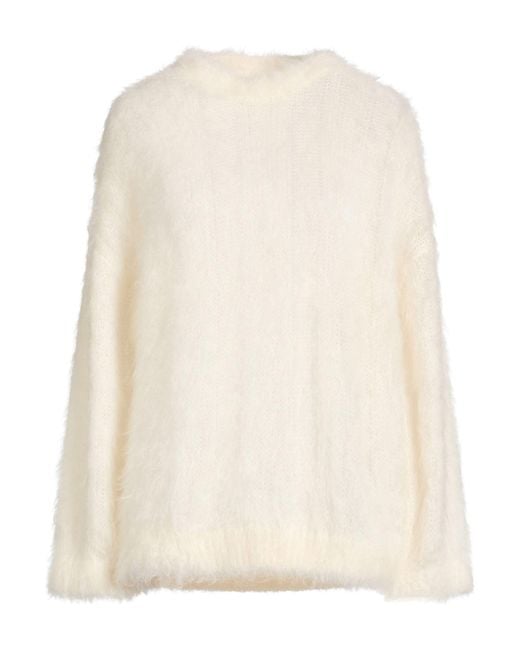 Brunello Cucinelli Natural Sweater Mohair Wool, Silk
