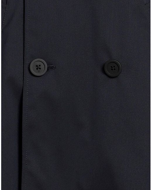 Sartoria Latorre Blue Overcoat & Trench Coat for men