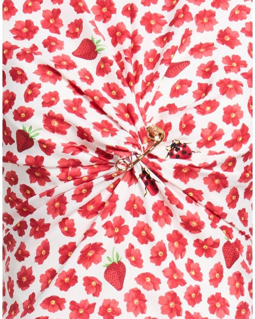 Versace Red Top Silk, Elastane