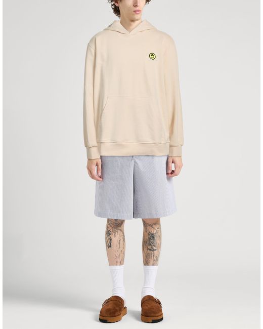 Barrow Natural Ivory Sweatshirt Cotton for men
