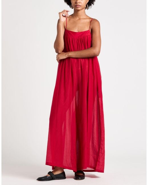 Liviana Conti Red Jumpsuit