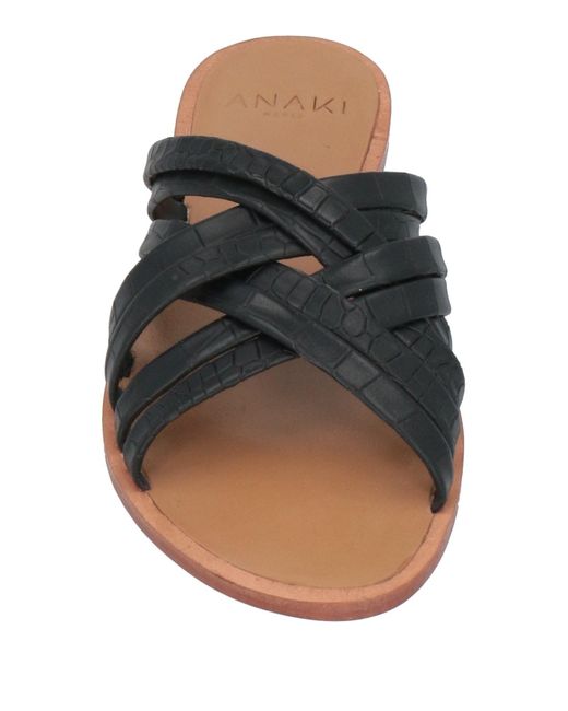 ANAKI Black Sandals