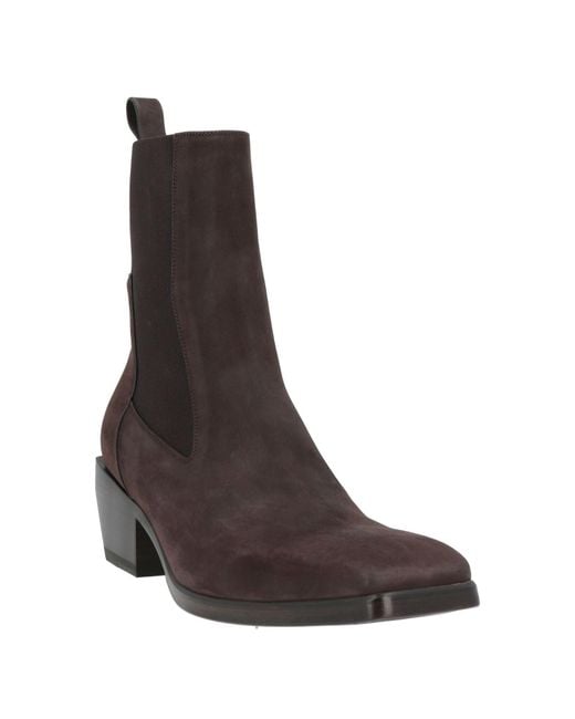 Rick Owens Brown Ankle Boots for men
